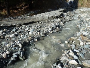 landslide in valley Leones